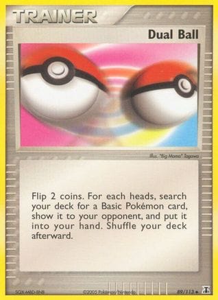 'Pokemon - 'Dual Ball 089  - Reverse Holofoil Delta Species - Uncommon