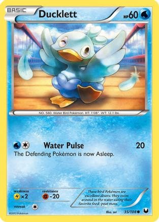 'Pokemon - 'Ducklett 035  Dark Explorers - Common