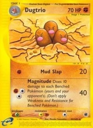 'Pokemon - 'Dugtrio (44) 044  Expedition - Rare