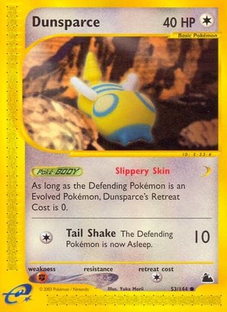 'Pokemon - 'Dunsparce 053  - Reverse Holofoil Skyridge - Common