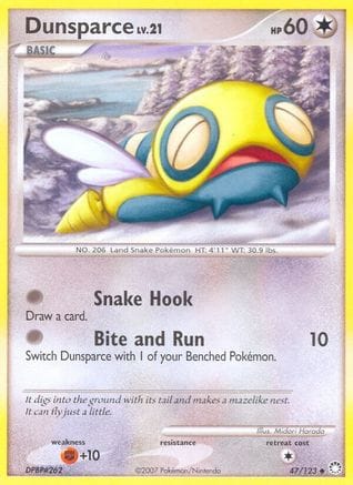 'Pokemon - 'Dunsparce 047  Mysterious Treasures - Uncommon