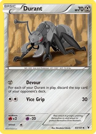 'Pokemon - 'Durant 083  Noble Victories - Uncommon
