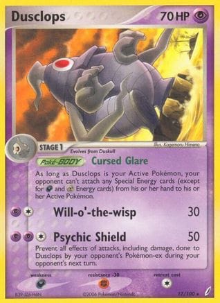 'Pokemon - 'Dusclops 017/100  Crystal Guardians - Rare