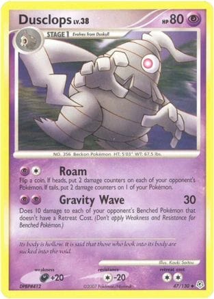 'Pokemon - 'Dusclops 047  Diamond and Pearl - Uncommon