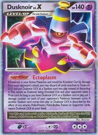 'Pokemon - 'Dusknoir LV.X 096  - Holofoil Stormfront - Ultra Rare