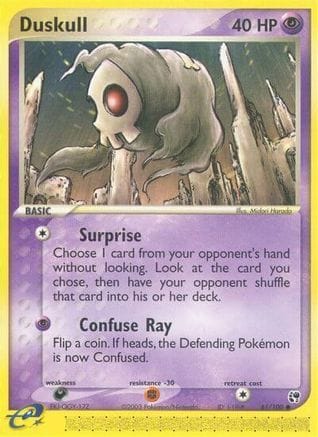 'Pokemon - 'Duskull 061/100  - Reverse Holofoil Sandstorm - Common