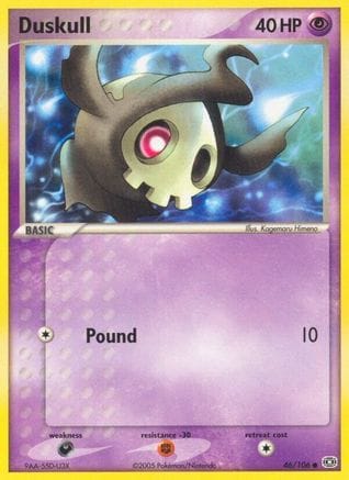 'Pokemon - 'Duskull 046  Emerald - Common