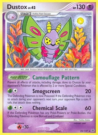 'Pokemon - 'Dustox 025  Platinum - Rare