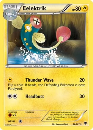 'Pokemon - 'Eelektrik 032  Plasma Blast - Uncommon