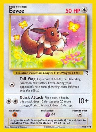 'Pokemon - 'Eevee 074/110  Legendary Collection - Common