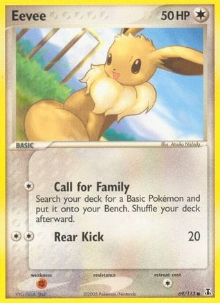 'Pokemon - 'Eevee 069/113  Delta Species - Common
