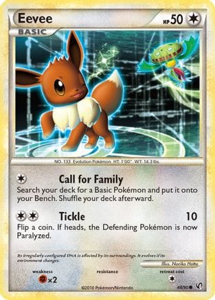 'Pokemon - 'Eevee (48) 048/90  Undaunted - Common
