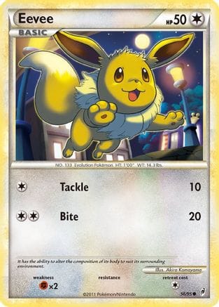'Pokemon - 'Eevee 056/95  - Reverse Holofoil Call of Legends - Common