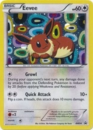 'Pokemon - 'Eevee BW94  - Holofoil Black and White Promos - Promo