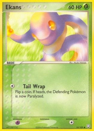 'Pokemon - 'Ekans 055/109  Team Rocket Returns - Common