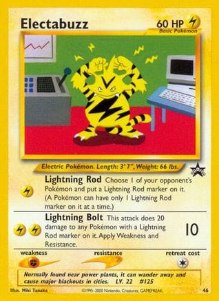 'Pokemon - 'Electabuzz 046/53  WoTC Promo - Promo