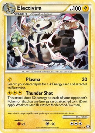 'Pokemon - 'Electivire 020  - Reverse Holofoil Triumphant - Rare