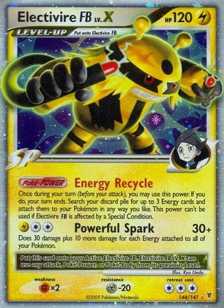 'Pokemon - 'Electivire FB Lv.X 144  - Holofoil Supreme Victors - Ultra Rare