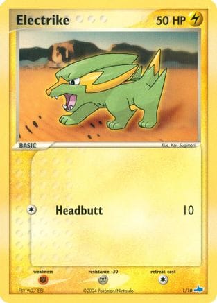 'Pokemon - 'Electrike 001  EX Trainer Kit 1 Latias & Latios - Common