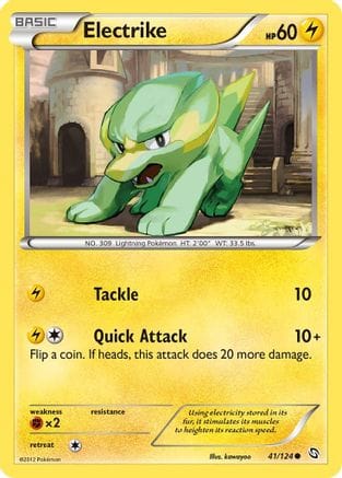 'Pokemon - 'Electrike (41) 041  Dragons Exalted - Common