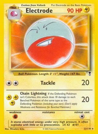 'Pokemon - 'Electrode 022  Legendary Collection - Rare
