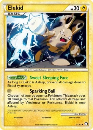 'Pokemon - 'Elekid 021  Triumphant - Rare