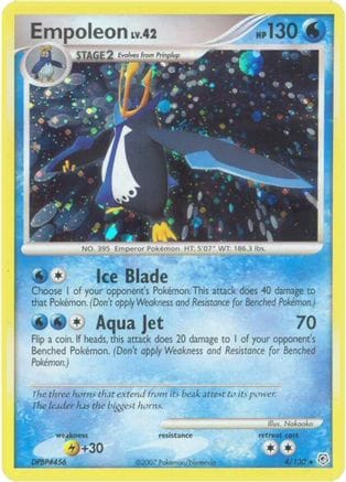 'Pokemon - 'Empoleon 004/130  - Reverse Holofoil Diamond and Pearl - Holo Rare
