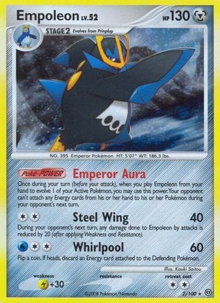 'Pokemon - 'Empoleon 002  - Holofoil Stormfront - Holo Rare