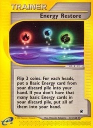 'Pokemon - 'Energy Restore 141  Expedition - Uncommon
