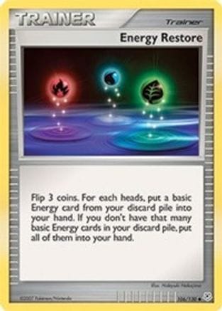 'Pokemon - 'Energy Restore 106  Diamond and Pearl - Uncommon