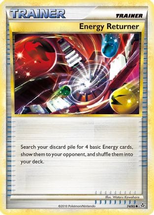 'Pokemon - 'Energy Returner 074  Unleashed - Uncommon