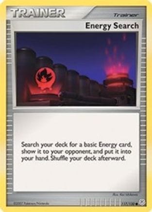 'Pokemon - 'Energy Search 117/130  Diamond and Pearl - Common