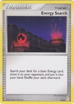 'Pokemon - 'Energy Search (Lucario) 008  DP Trainer Kit Manaphy & Lucario - Common