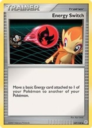 'Pokemon - 'Energy Switch 107/130  - Reverse Holofoil Diamond and Pearl - Uncommon