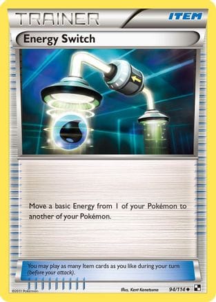 'Pokemon - 'Energy Switch 094/114  Black and White - Uncommon