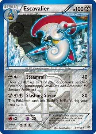'Pokemon - 'Escavalier (Team Plasma) 061  Plasma Blast - Rare