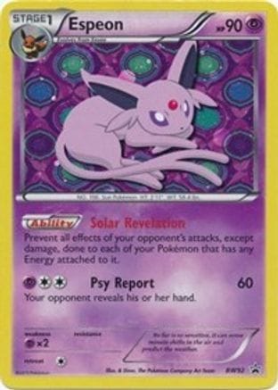 'Pokemon - 'Espeon BW92  - Holofoil Black and White Promos - Promo