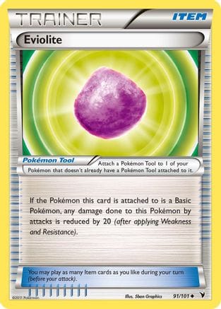 'Pokemon - 'Eviolite 091  Noble Victories - Uncommon