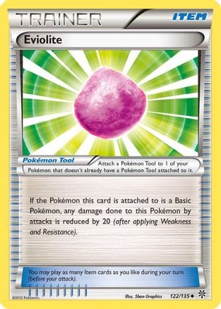 'Pokemon - 'Eviolite 122  Plasma Storm - Uncommon
