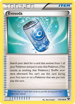 'Pokemon - 'Evosoda 116/146  XY Base Set - Uncommon