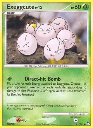 'Pokemon - 'Exeggcute 082  Mysterious Treasures - Common