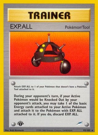 'Pokemon - 'EXP.ALL 093/105  - Unlimited Neo Destiny - Rare