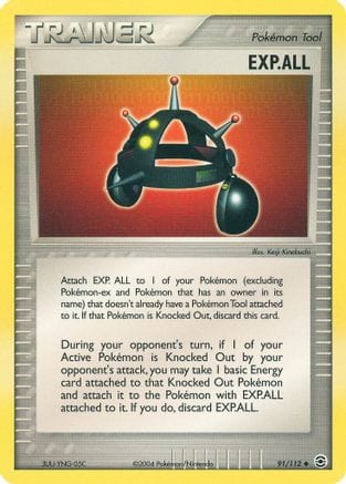 'Pokemon - 'EXP.ALL 091  - Reverse Holofoil FireRed & LeafGreen - Uncommon