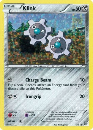 'Pokemon - 'Klink 010/12  - Holofoil McDonalds Promos 2011 - Promo