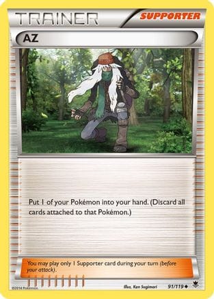 'Pokemon - 'AZ 091/119  XY  Phantom Forces - Uncommon