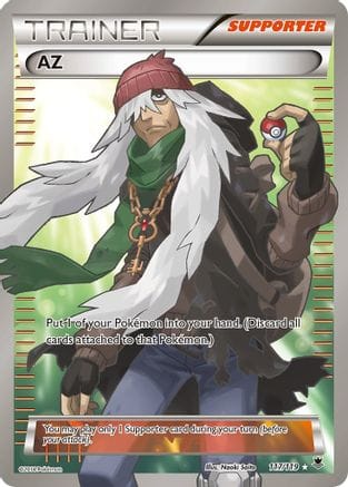 'Pokemon - 'AZ (117 Full Art) 117/119  - Holofoil XY  Phantom Forces - Ultra Rare
