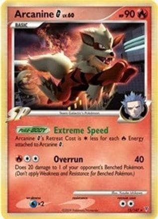 'Pokemon - 'Arcanine G 015/147  - Holofoil Deck Exclusives - Holo Rare