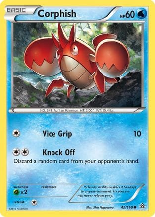 'Pokemon - 'Corphish 042  XY  Primal Clash - Common