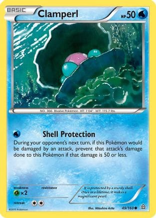 'Pokemon - 'Clamperl 049  XY  Primal Clash - Common