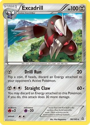 'Pokemon - 'Excadrill 096  XY  Primal Clash - Rare